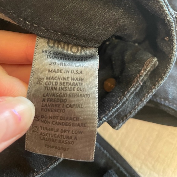 Union Flare Jeans - Onyx Style - Dark Blue Wash - Picture 5 of 8